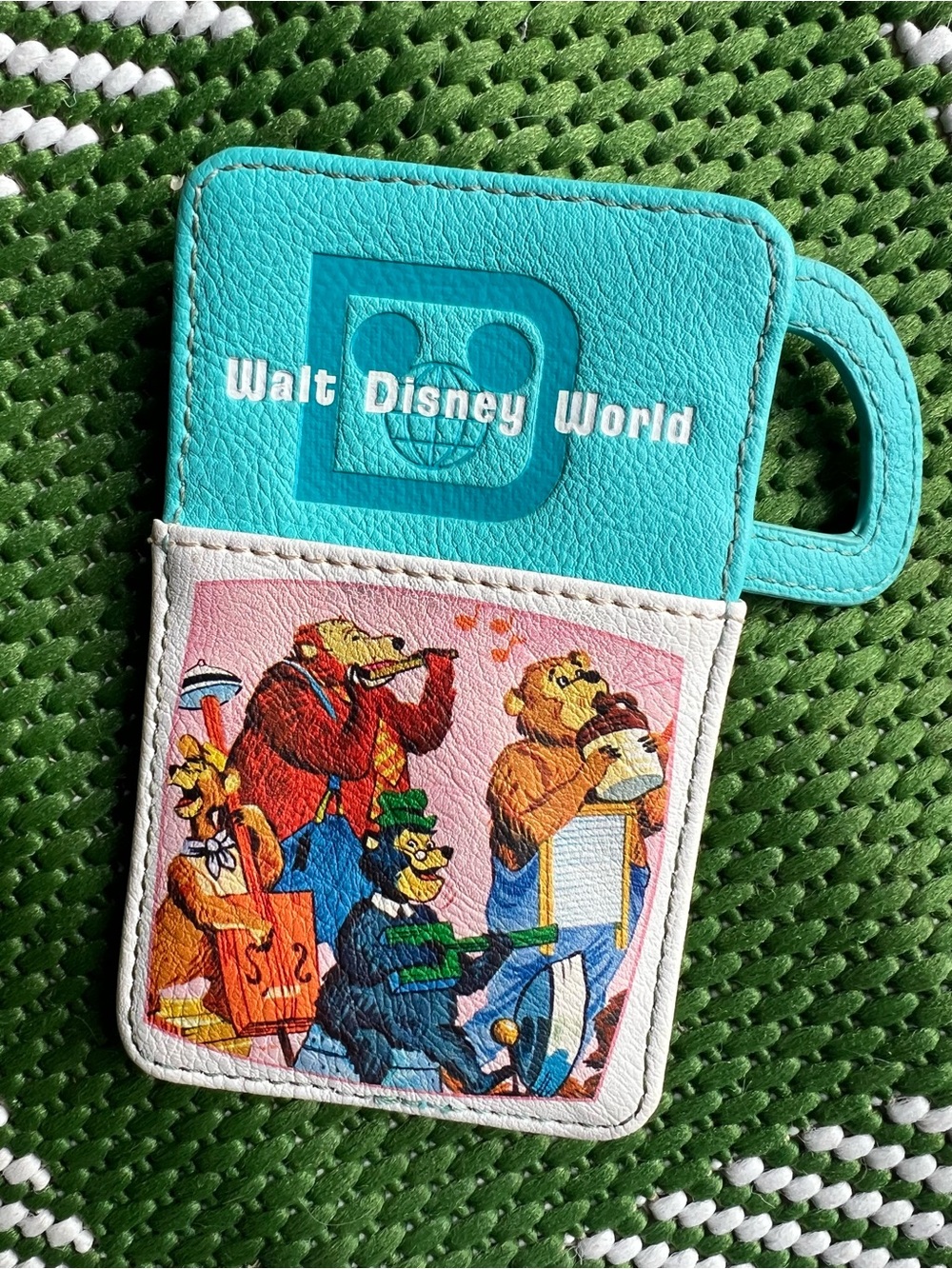*NWOT- Disney Teal & White Walt Disney World Character Card Wallet
